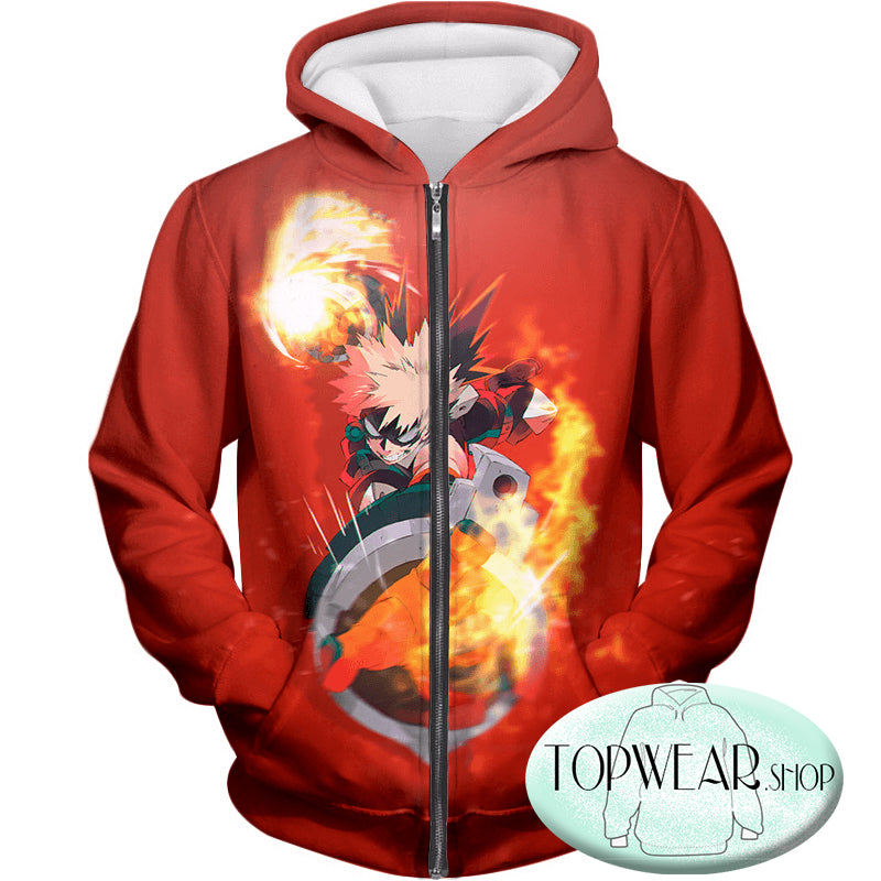 My Hero Academia Sweatshirts - Katsuki Bakugo Explosion Sweatshirt