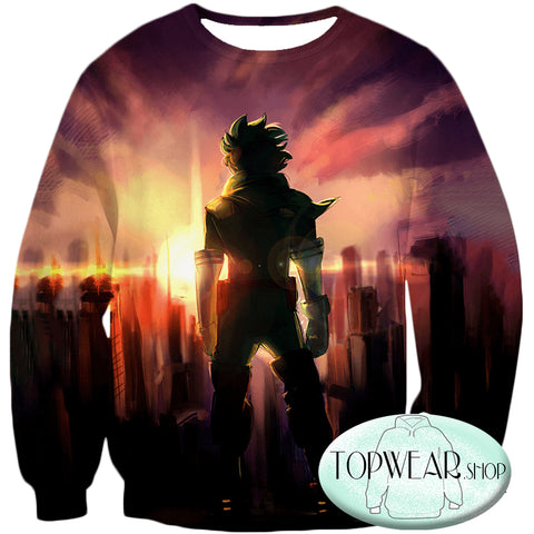 Image of My Hero Academia Sweatshirts - One for All Hero Izuki Midoriya Sweatshirt