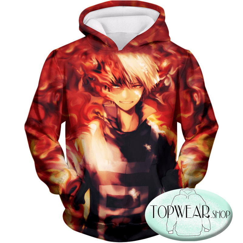 My Hero Academia Sweatshirts - Shoto Todoroki Half Hot Sweatshirt