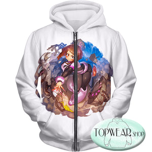 My Hero Academia Sweatshirts - Super Cute Gravity Girl Uraraka Action Sweatshirt