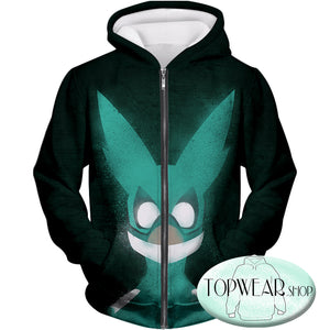 My Hero Academia Hoodies - Black Promo Zip Up Hoodie