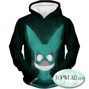 My Hero Academia Hoodies - Black Promo Zip Up Hoodie