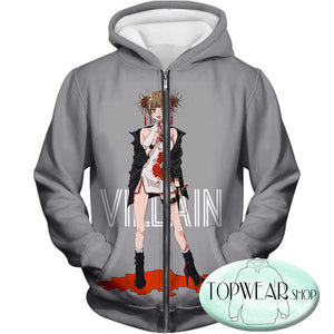 My Hero Academia Hoodies - Villain Vangaurd Action Squad Himiko Toga Pullover Hoodie