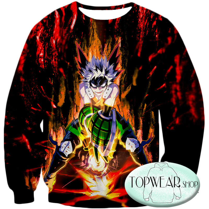 My Hero Academia Sweatshirts - Quirk Hero Bakugo Katsuki Ultimate Action Sweatshirt Hoodie