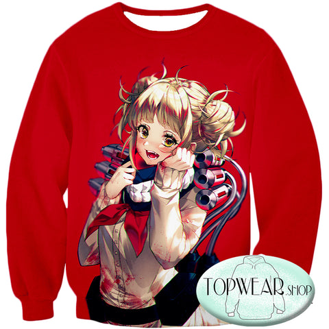 Image of My Hero Academia Hoodies - -Cute Anime Villain Himiko Toga Awesome Pullover Hoodie