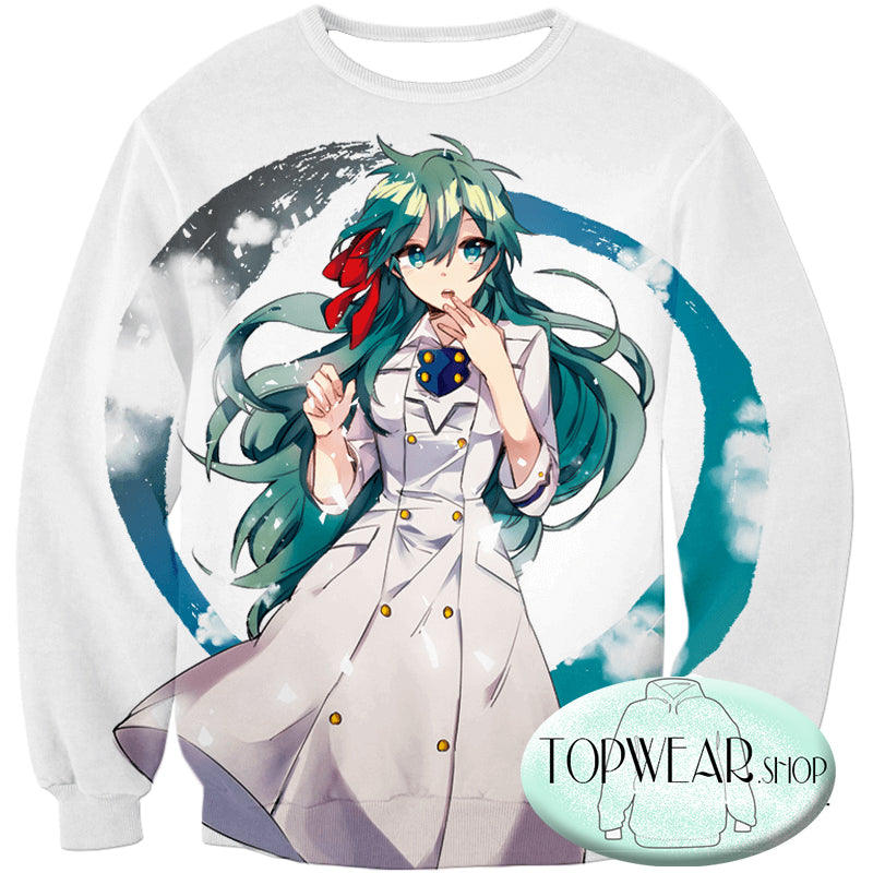 My Hero Academia Hoodies - Cute Blue Haired Anime Girl Super Cool Zip Up Hoodie
