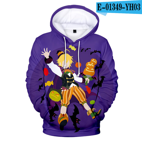 Image of Nanatsu No Taizai Hoodies - 3D Print The Seven Deadly Sins Sweatshirts