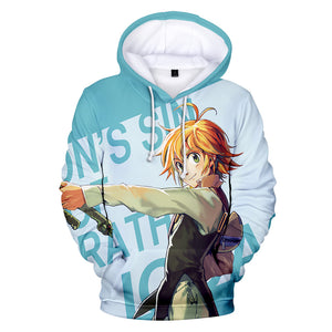 Nanatsu No Taizai Hoodies - 3D Print The Seven Deadly Sins Sweatshirts