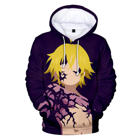 Image of Nanatsu No Taizai Hoodies - 3D Print The Seven Deadly Sins Sweatshirts