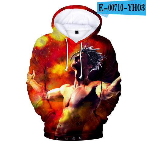 Image of Nanatsu No Taizai Hoodies - 3D Print The Seven Deadly Sins Sweatshirts