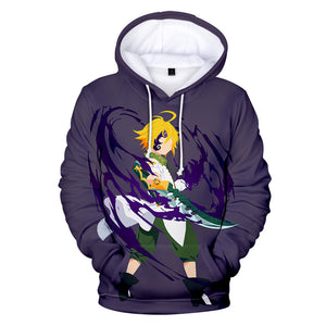 Nanatsu No Taizai Hoodies - 3D Print The Seven Deadly Sins Sweatshirts