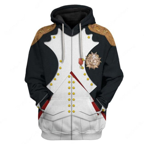 Image of Historical Personage Napoleon Bonaparte 3D Printed Cosplay Hoodie