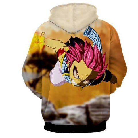 Image of Fairy Tail Natsu Dragneel Dragon Force Mode 3D Printed Hoodies