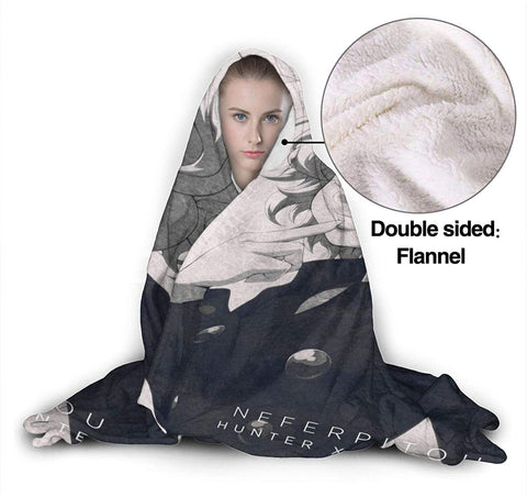 Image of H-unter X H-unter Neferpitou 3D Printed Hooded Blanket