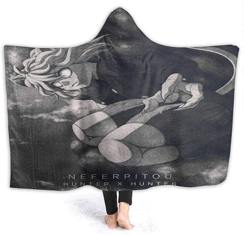 Image of H-unter X H-unter Neferpitou Pitou 3D Printed Hooded Blanket