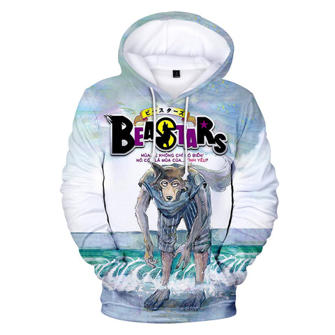 Image of Anime 3D Printed BEASTARS Hoodies - The Wolf elements Sweatshirt