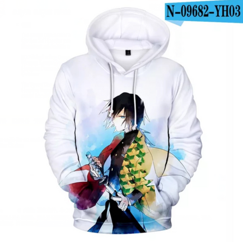 Image of 3D Print Anime Demon Slayer Hoodies Sweatshirts