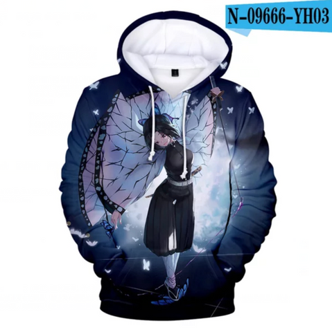 Image of 3D Print Anime Demon Slayer Hoodies Sweatshirts