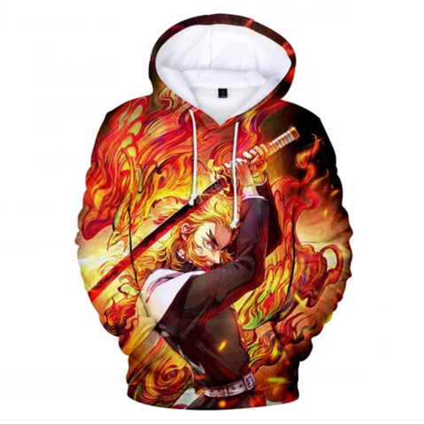 Image of 3D Print Anime Demon Slayer Hoodies Sweatshirts