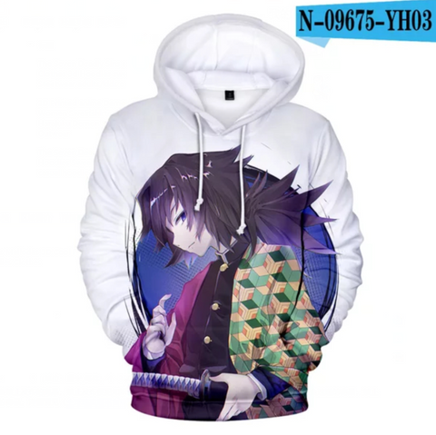 Image of 3D Print Anime Demon Slayer Hoodies Sweatshirts