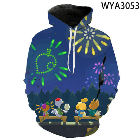 Image of Animal Crossing 3D Printed Hoodies Sweatshirts Hooded Pullover