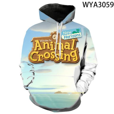 Image of Animal Crossing 3D Printed Hoodies Sweatshirts Hooded Pullover