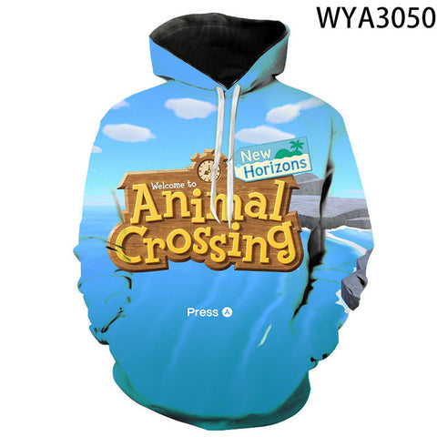 Image of Animal Crossing 3D Printed Hoodies Sweatshirts Hooded Pullover