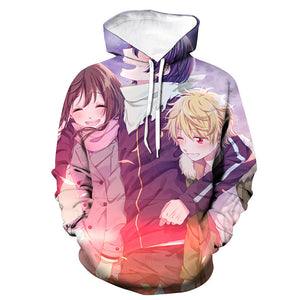 Anime Noragami 3D Print Hoodies - Fashion Hooded Sweatshirt