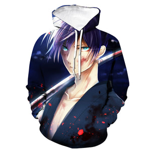 Anime Noragami 3D Print Hoodies - Fashion Hooded Sweatshirt