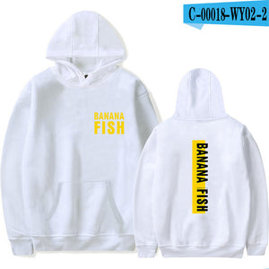 Banana Fish Anime Hoodie Popular Fashion Sweatshirt Pullover Streetwear Clothes