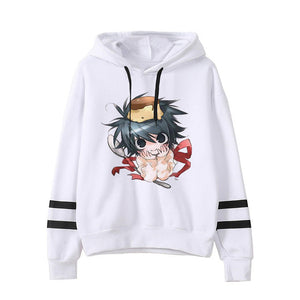 Death Note Carttoon L Lawliet Hoodies Autumn Hooded Sweatshirts