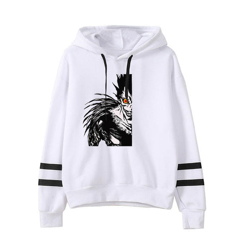 Image of Death Note Luke Stripe Hoodies Autumn Hoodie Sweatshirts