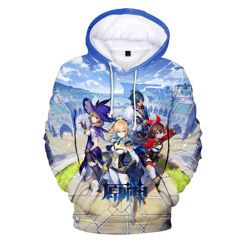 Image of Genshin Impact 3D Hoodies Sweatshirts