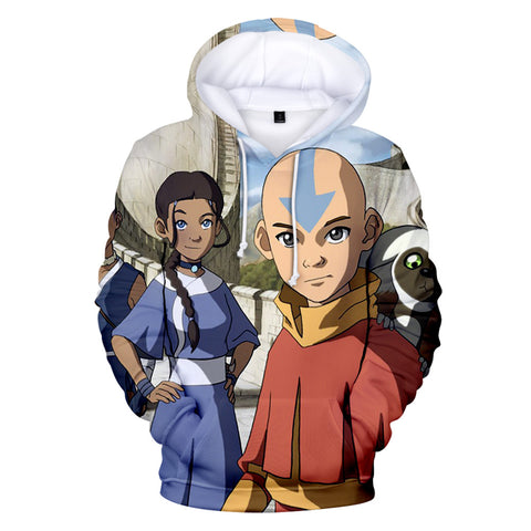 Image of Anime Avatar the Last Airbender Sweatshirt -  3D Printed Hooded Casual Coats Hoodies
