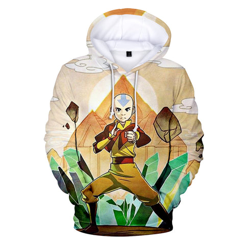 Image of Avatar the Last Airbender Casual Sweatshirt -  Anime 3D Printed Hooded Coats Hoodies