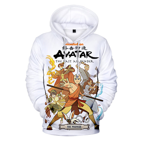 Image of Anime Avatar the Last Airbender Hooded Sweatshirt -  3D Printed Coats Hoodies