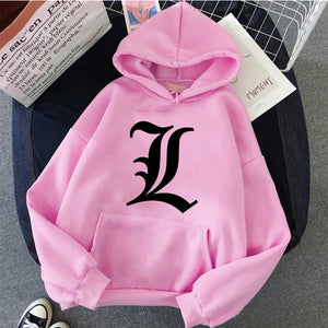 Japanese Anime Death Note L Sweatshirt Fashion Casual Hoodies