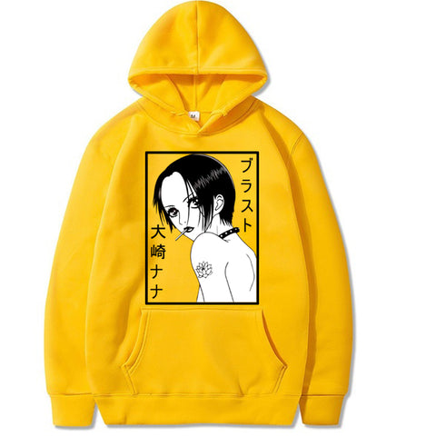 Image of Anime Nana Osaki Hoodie Hip Hop Casual Loose Print Streetwear Sweatshirt