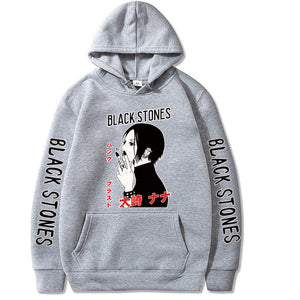 Nana Osaki Japanese Anime Hoodie Casual Loose Print Sweatshirts