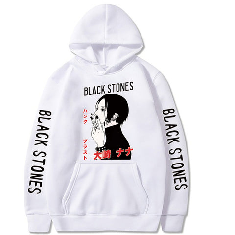 Image of Nana Osaki Japanese Anime Hoodie Casual Loose Print Sweatshirts