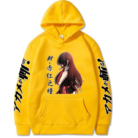 Image of Unisex Anime Akame Ga Kill Harajuku Hoodie Pullovers Tops Sweatshirt