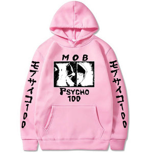 Mob Psycho 100 Anime Hoodies Pullover Fashion Oversized Sweatshirt