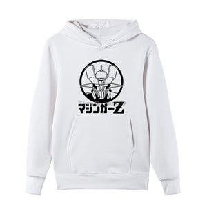 New Spring autumn Anime Mazinger Z sweatshirt Men Casual Cotton Fleece Funny Cartoon Hoodies Hip Hop Tops