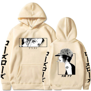 Unisex Anime Nana Osaki Hoodie Pullover Long Sleeves Streetwear Sweatshirts