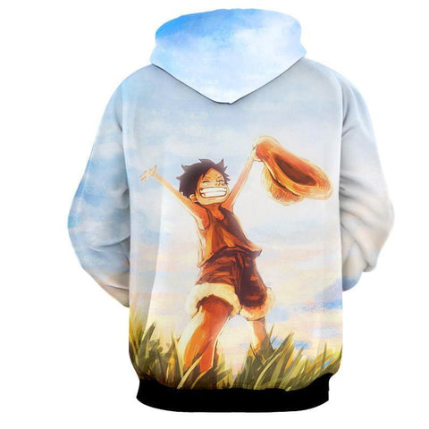 Image of One Piece Luffy 3D Printed Hoodie