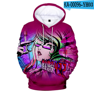 Anime Akudama Drive 3D Print Hooded Sweatshirts Hoodies