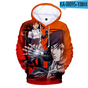 Anime Akudama Drive 3D Print Hooded Sweatshirts Hoodies