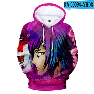 Anime Akudama Drive 3D Print Hooded Sweatshirts Hoodies