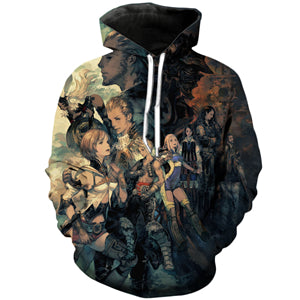 Image of Final Fantasy XII Hoodies - The Zodiac Age 3D Hoodie