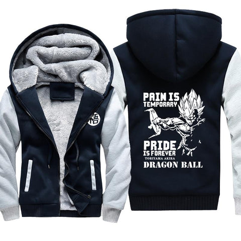 Image of Dragon Ball Z Jackets - Vegeta Pride Fleece  Jacket